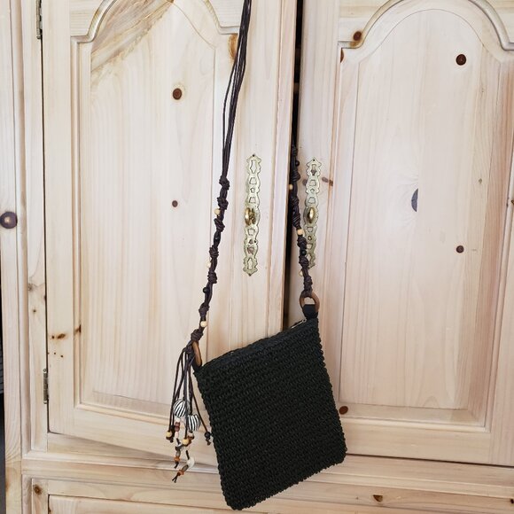 Boho Style Crossbody Shell Tassel Bag Anchor’s Away By Cruisewear & Co. NWOT - Picture 4 of 8